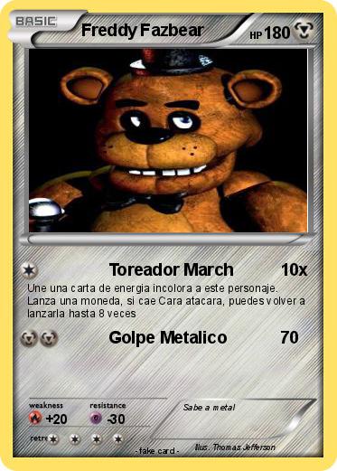 Pokemon Freddy Fazbear