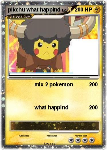 Pokemon pikchu what happind