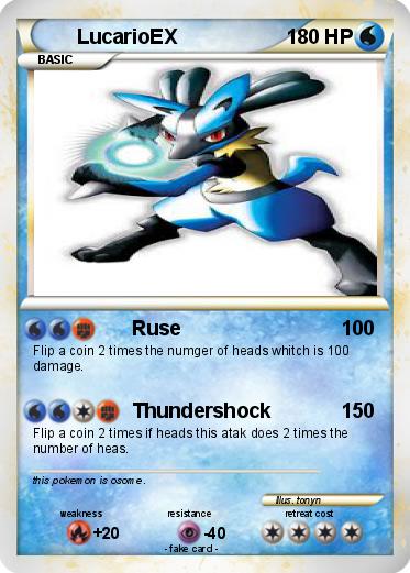 Pokemon LucarioEX