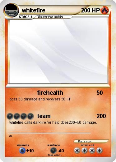 Pokemon whitefire
