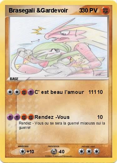Pokemon Brasegali &Gardevoir       3