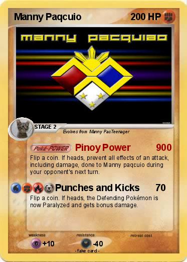 Pokemon Manny Paqcuio