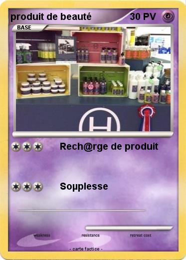 Pokemon produit de beauté