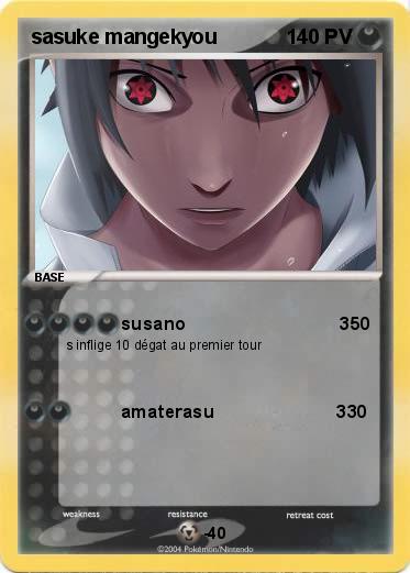 Pokemon sasuke mangekyou
