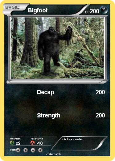 Pokemon Bigfoot