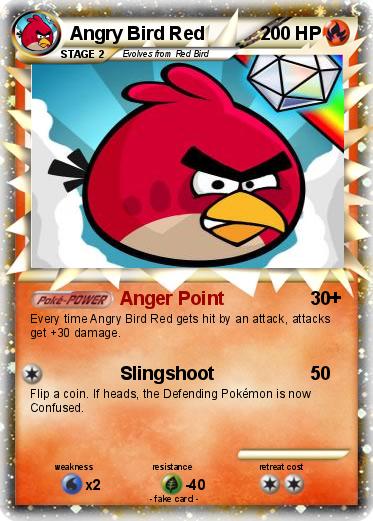 Pokemon Angry Bird Red