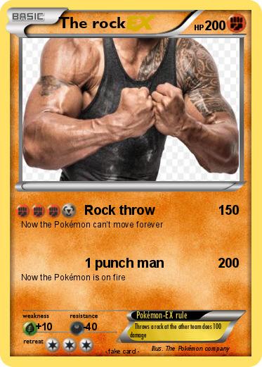 Pokemon The rock