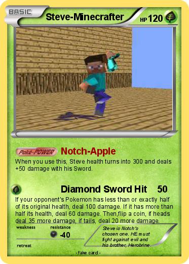 Pokemon Steve-Minecrafter