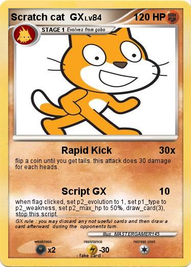 Pokemon Scratch cat  GX