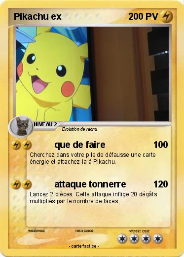 Pokemon Pikachu ex