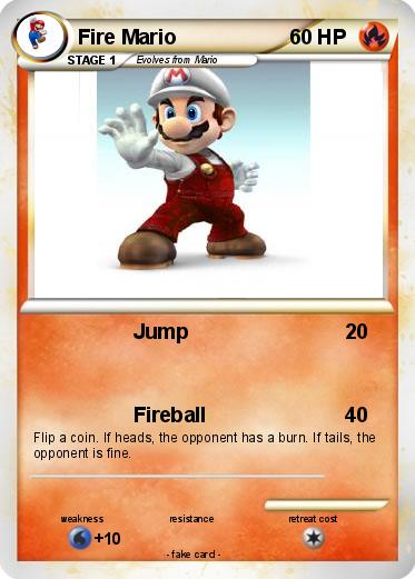 Pokemon Fire Mario