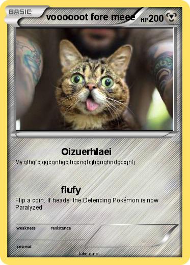 Pokemon voooooot fore meee
