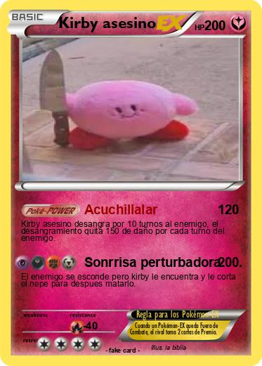 Pokemon Kirby asesino