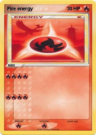 Pokemon Fire energy