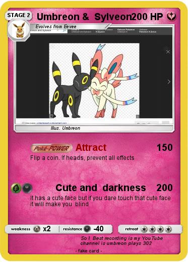 Pokemon Umbreon &  Sylveon