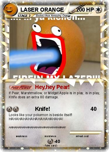 Pokemon LASER ORANGE