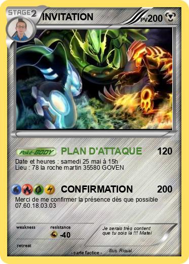 Pokemon INVITATION