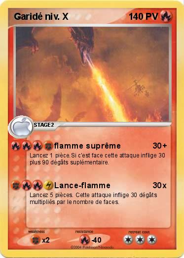 Pokemon Garidé niv. X