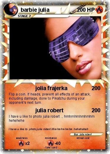 Pokemon barbie julia