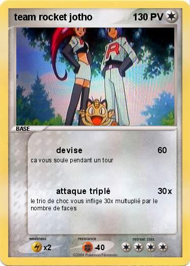 Pokemon team rocket jotho