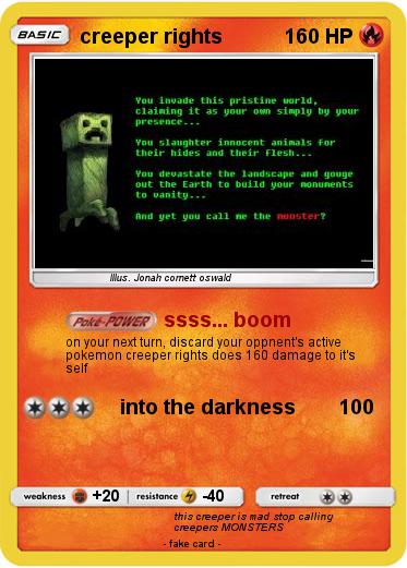 Pokemon creeper rights