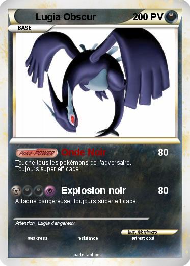 Pokemon Lugia Obscur