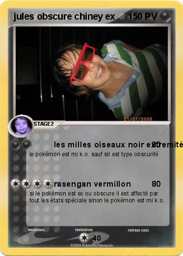 Pokemon jules obscure chiney ex
