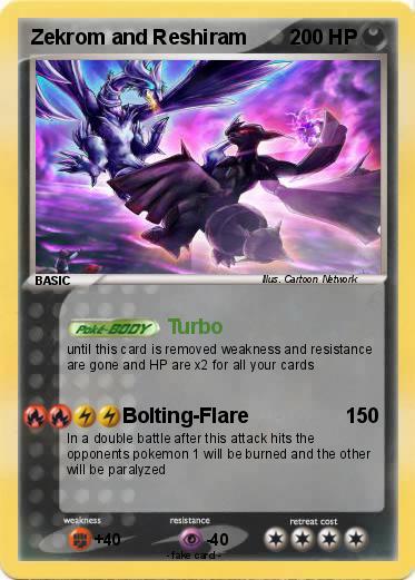 Pokemon Zekrom and Reshiram