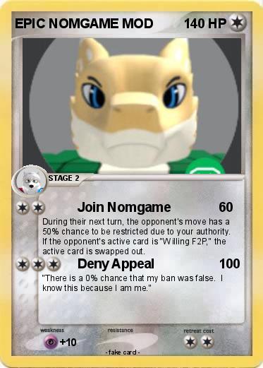 Pokemon EPIC NOMGAME MOD