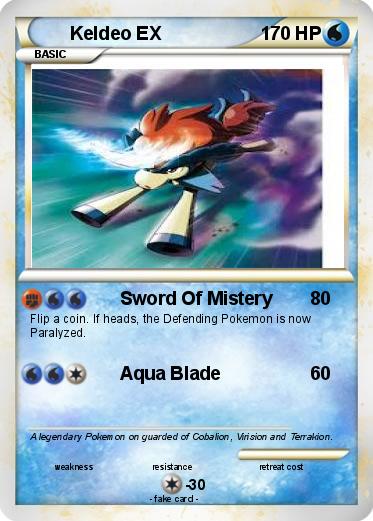Pokemon Keldeo EX