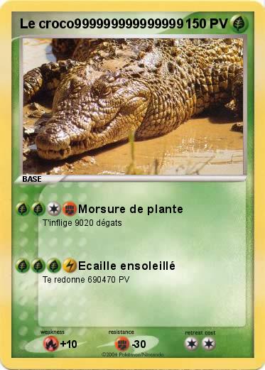 Pokemon Le croco999999999999999