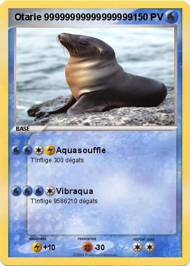 Pokemon Otarie 99999999999999999