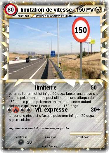 Pokemon limitation de vitesse