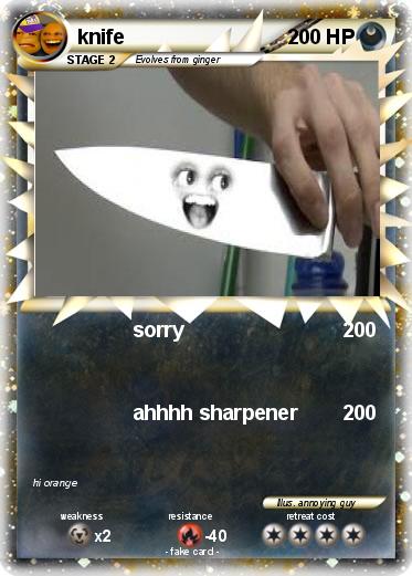 Pokemon knife