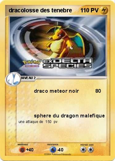 Pokemon dracolosse des tenebre 
