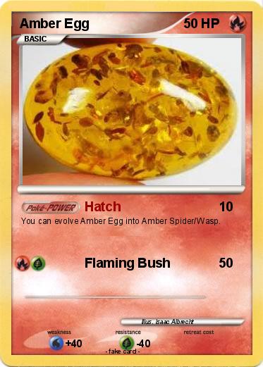 Pokemon Amber Egg