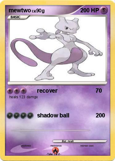 Pokemon mewtwo