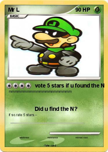 Pokemon Mr L