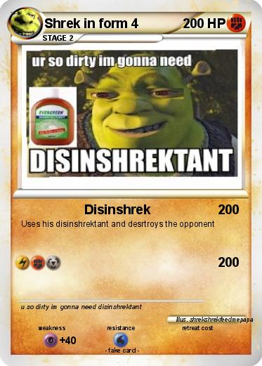Pokemon Shrek in form 4
