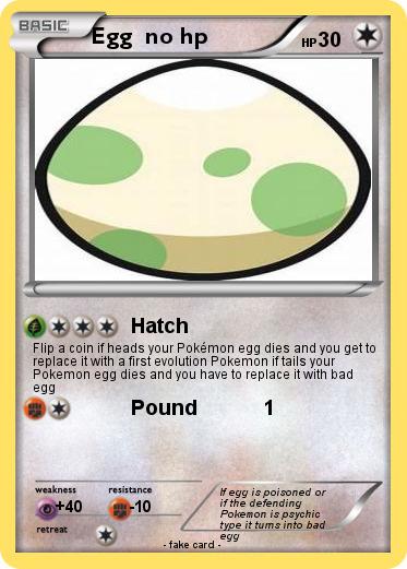 Pokemon Egg  no hp