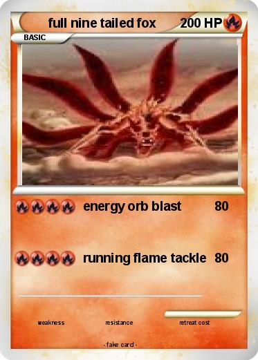 Pokemon full nine tailed fox