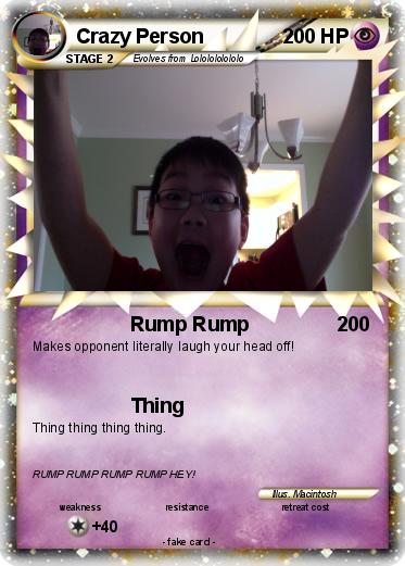 Pokemon Crazy Person