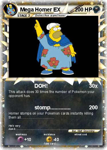 Pokemon Mega Homer EX