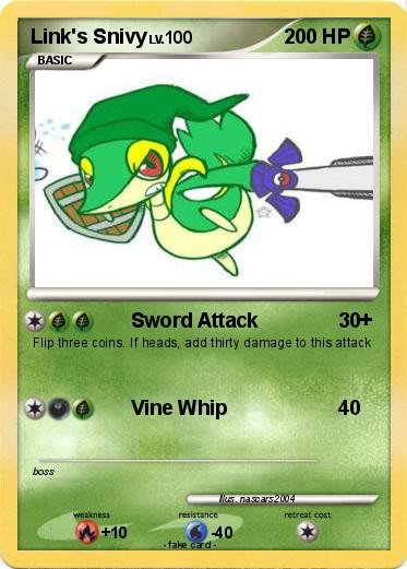 Pokemon Link's Snivy