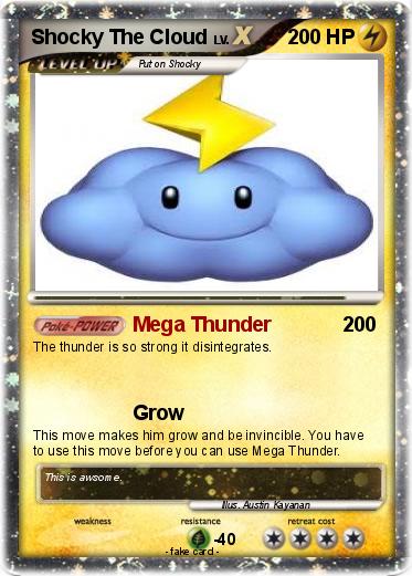 Pokemon Shocky The Cloud