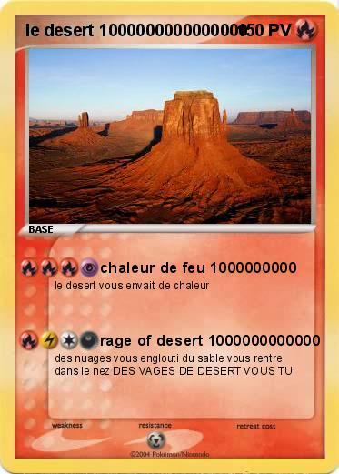 Pokemon le desert 1000000000000000