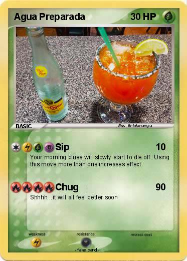 Pokemon Agua Preparada