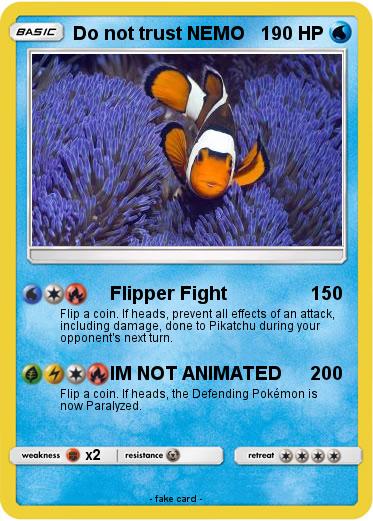 Pokemon Do not trust NEMO