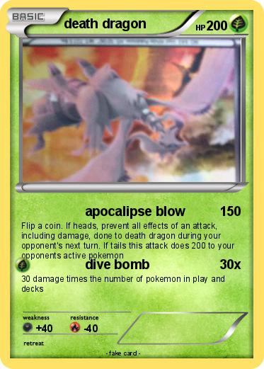 Pokemon death dragon