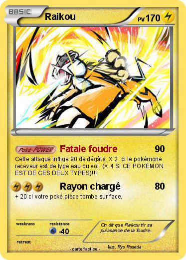 Pokemon Raikou